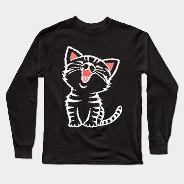 American Shorthair Happy Long Sleeve T-Shirt by RiseInspired